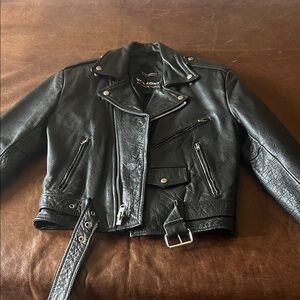 Wilson Black Leather Jacket